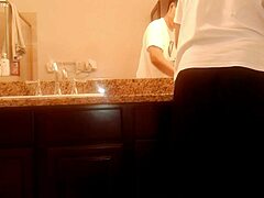 Just tidying up the bathroom as usual for house chores.