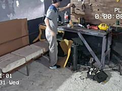 Redhead amateur gets fucked at mechanic