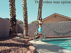 Big boobs bikini blondes give handjob and fuck the muscular pool guy in group swallow.