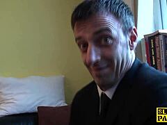 Religious mature woman in a disciplined session