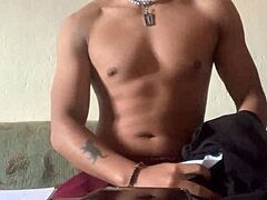 Maluma, the athletic amateur, moans loudly while masturbating in this video.