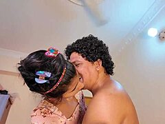 Stepbrother fucks his stepsister all night long in a wild session