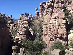 Hey, watch this blonde couple sucking and swallowing cum on a public hiking trail deepthroat style