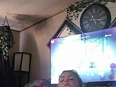 Playing with my juicy pussy in panties, so hot! 😏