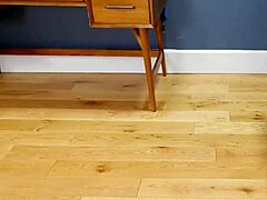 Watch this BDSM slut gag on strapon while bound in latex, getting rough domination, anal, deepthroat, and choking with toys!