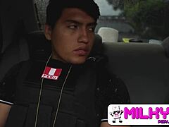 Policias enen a una chupa pingas de la calle