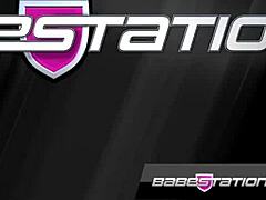 Hey, check out this hot British blonde milf in stockings fingering her pussy solo.