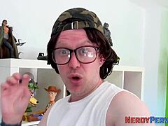 leeds nerd fingerbangs skinny brit for first time 😏