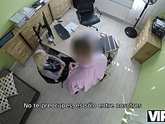 Hey, why does this sweet Czech blonde teen give up her pussy to the naughty loan agent for cash? It's a wild European casting interview with hardcore fucking.