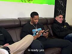 tricked my friend into towel fetch and creampie sex