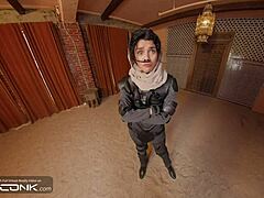 Brunette chani intensely rides atreides huge cock in dune parody