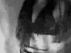 hotwife dancing in cosplay on halloween, teasing with ass and tits