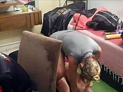 Tattoo session turns wild orgy.