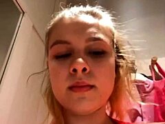 Extreme anal fingering in public