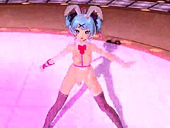 Hatsune miku brain revolution girl project diva nude mod full nude bunny costume