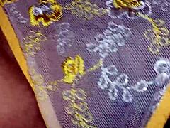 Sexy latina wife in lingerie gives handjob 😘