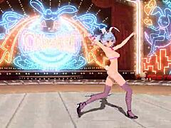 Hatsune miku brain revolution girl project diva nude mod full nude bunny costume