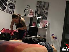 i'm training before the gym with jose adiction and lulu pretel, it's so fun