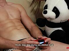 Does this stepmom love her stepson's cock? Watch her cheating in cowgirl riding.