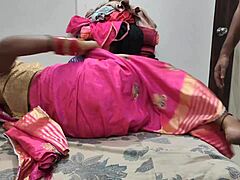 Xxx Indian desi bhabhi gets shaved pussy licked and fucked hard by husband in cunilingus creampie.