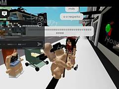 rough sex with submissive blonde in public, brookhaven