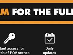 Лиса-рыжая Lyen Parker требует заднюю дверь с изогнутым членом