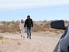 Becky summers finds big cock on hike for outdoor blowjob