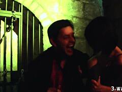 stacey saran and sofia valentine engage in a hot anal 3way. big tits and blondes everywhere in this group scene.