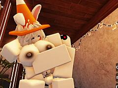 traffic cone experiences gentle domination in the scene