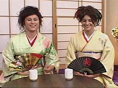 Sayuni and Sakuna join a group activity with two guys