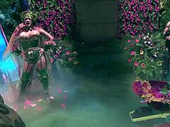 I entered Poison Envy's garden and fucked intensely