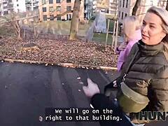 Hunt4k Lesbian Fucked Her New Landlord In Public