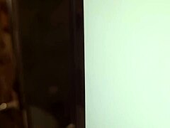 i'm horny and naked in the bedroom, spitting on my cock while riding barefoot