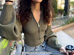 Curly slutty girl from tinder let me do any i want with her