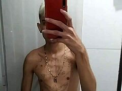 i'm jerking off in the bathroom after the soccer game