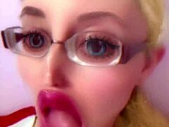 turning into a huge lipped bimbo doll