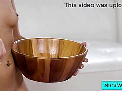 i gave my client this intense wet slippery sex massage as sensual busty blonde - rory knox lucas ayres