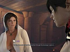 lara croft deepthroats monster cock
