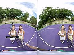 VR threesome with Riley and Melissa 😏