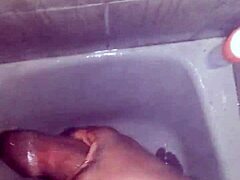 Jerking My Dick in Shower Cum