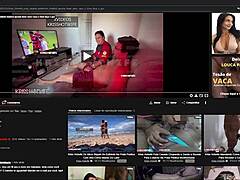 Kriss Hotwife Cums on Huge Toy During Halloween Pranks