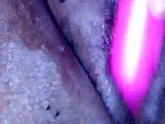 Miss Chocolate feels intense pleasure as she squirts with her big ass