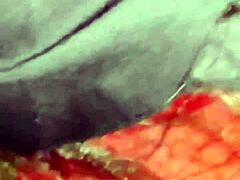 Amoosinas Cums on White Ass in Airport Toilet with Tight Pussy Doggystyle