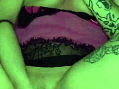 Eleina feels intense pleasure in dirty night lessons