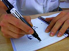 This super sexy french bitch loved sucking that big magic stick in that fucking office