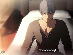 Oh wow, Frieren and Himmel's latenight honeymoon turns into big tits creampie with monster cock action in this hentai!