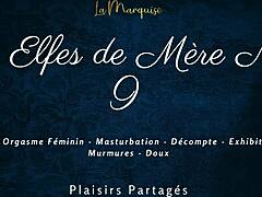 french elf talks dirty in solo scene