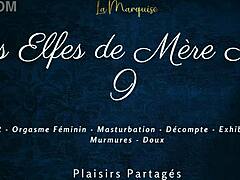 french elf talks dirty in solo scene