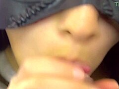 Intimate close-up of amateur blowjob capturing every passionate detail and emotional intensity