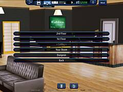 Exploring the harem hotel in game episode 274